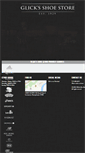 Mobile Screenshot of glicksshoestore.com